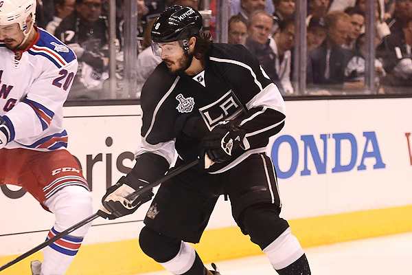 Drew Doughty's play has been matched only by his mouth during the playoffs. (Robert Beck/SI)